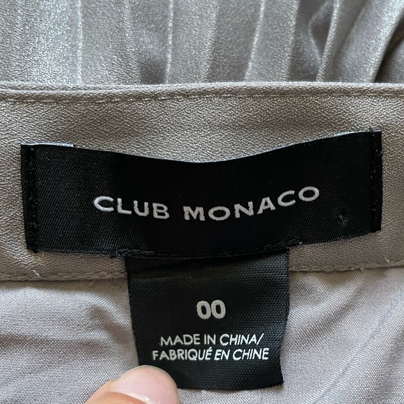 Club Monaco Pleated Twirl Midi Skirt - Picture 3 of 8